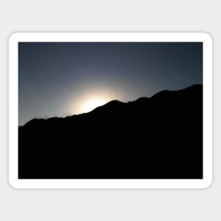 Etna sunset Sticker